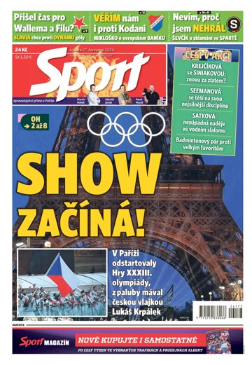 Obálka e-magazínu Sport 27.7.2024