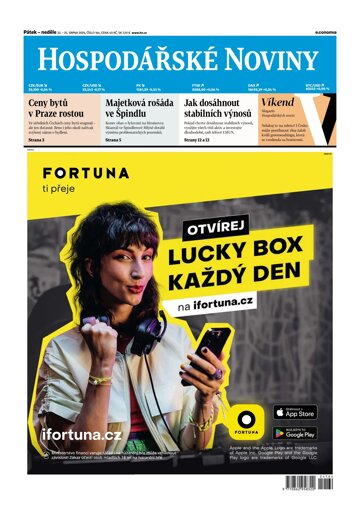 Obálka e-magazínu Hospodářské noviny 164 - 23.8.2024