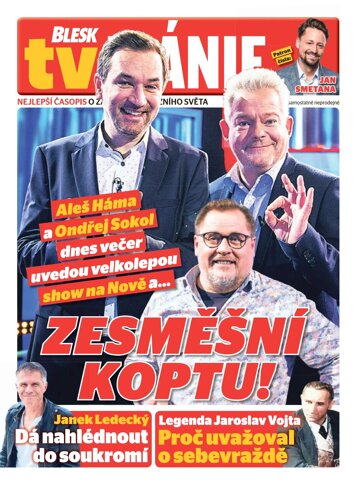 Obálka e-magazínu Blesk Tv manie 8.2.2025