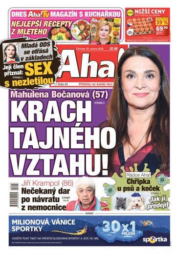 Obálka e-magazínu AHA! 20.2.2025