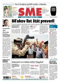 Obálka e-magazínu SME 13.6.2014