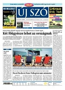 Obálka e-magazínu Új Szó 4.7.2014