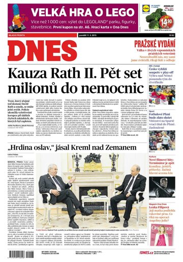 Obálka e-magazínu MF Dnes 11.5.2015