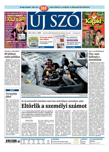 Obálka e-magazínu Új Szó 1.6.2015