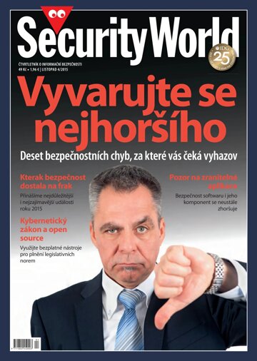 Obálka e-magazínu Security World 4/2015