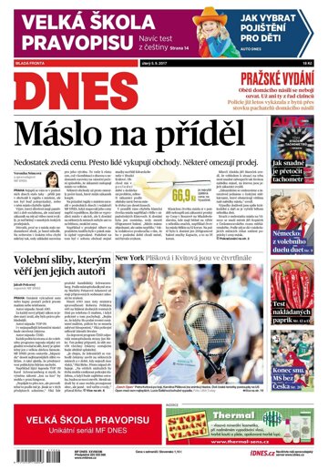 Obálka e-magazínu MF Dnes 5.9.2017