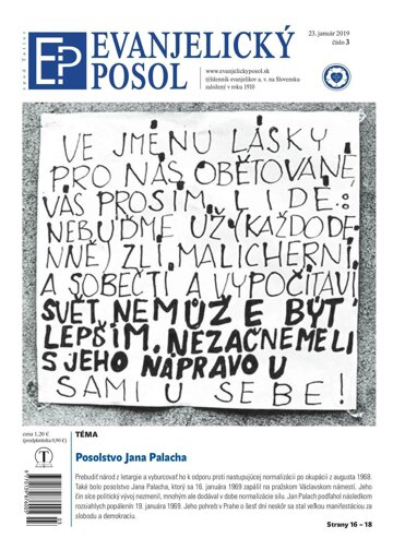 Obálka e-magazínu Evanjelický posol č. 3/2019