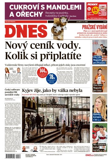 Obálka e-magazínu MF Dnes 12.12.2022