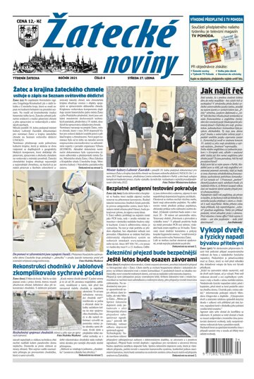 Obálka e-magazínu Žatecké noviny 4/2021