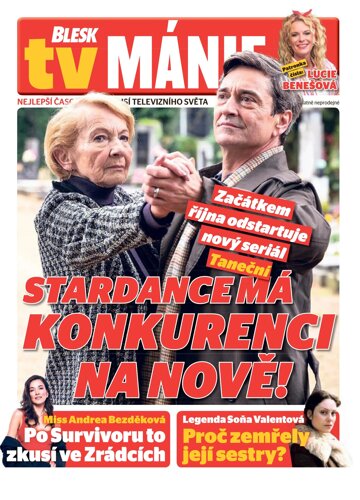 Obálka e-magazínu Blesk Tv manie 21.9.2024