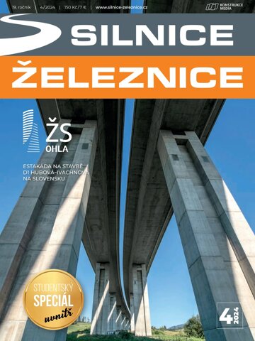 Obálka e-magazínu Silnice Železnice 4/2024