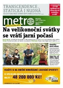 Obálka e-magazínu deník METRO 18.4.2014