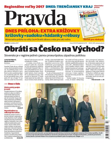 Obálka e-magazínu Pravda 24.10.2017