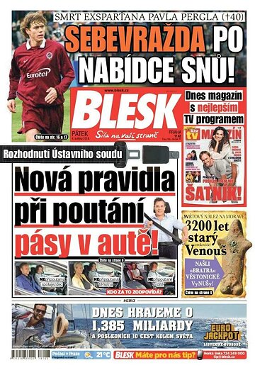 Obálka e-magazínu Blesk 4.5.2018