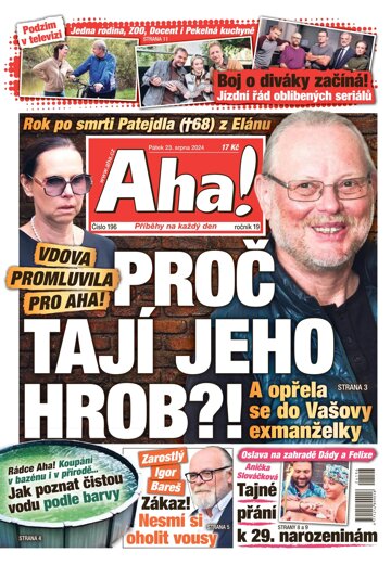 Obálka e-magazínu AHA! 23.8.2024