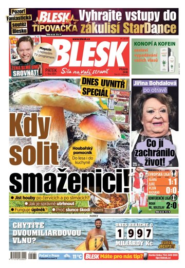 Obálka e-magazínu Blesk 4.10.2024