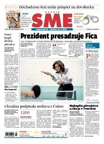 Obálka e-magazínu SME 22.3.2014