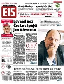 Obálka e-magazínu E15 11.11.2014