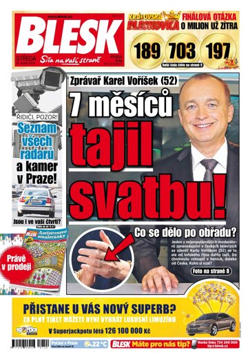 Obálka e-magazínu Blesk 25.5.2016