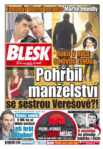 Obálka e-magazínu Blesk 30.1.2018