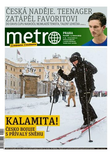 Obálka e-magazínu deník METRO 4.2.2019