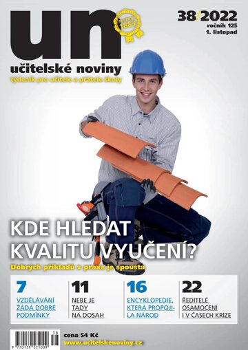 Obálka e-magazínu Učitelské noviny 38/2022