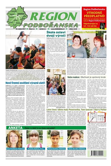 Obálka e-magazínu Region Podbořanska 31/2017