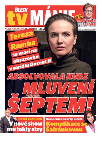 Obálka e-magazínu Blesk Tv manie 31.8.2024