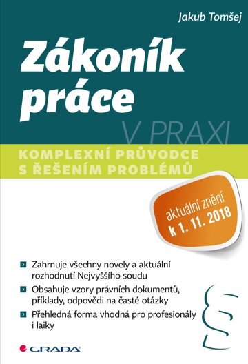 Obálka knihy Zákoník práce v praxi