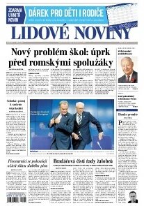 Obálka e-magazínu Lidové noviny 1.9.2014