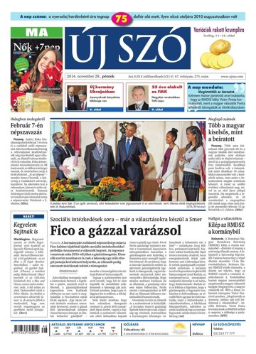 Obálka e-magazínu Új Szó 28.11.2014