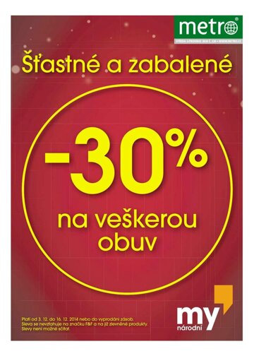 Obálka e-magazínu deník METRO 3.12.2014