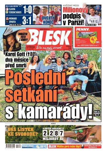 Obálka e-magazínu Blesk 11.8.2021