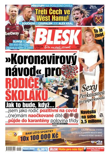 Obálka e-magazínu Blesk 1.9.2021