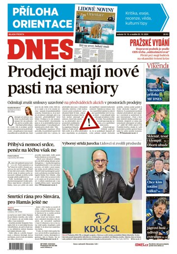 Obálka e-magazínu MF Dnes 19.10.2024