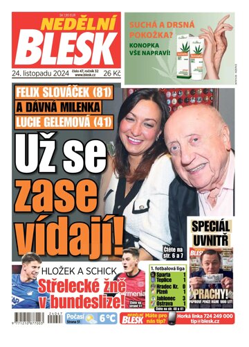 Obálka e-magazínu Nedělní Blesk 24.11.2024