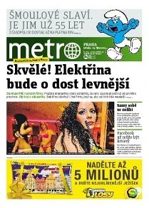 Obálka e-magazínu deník METRO 23.10.2013