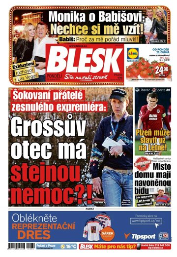 Obálka e-magazínu Blesk 20.4.2015