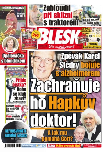 Obálka e-magazínu Blesk 5.8.2017