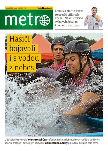 Obálka e-magazínu deník METRO 28.8.2023