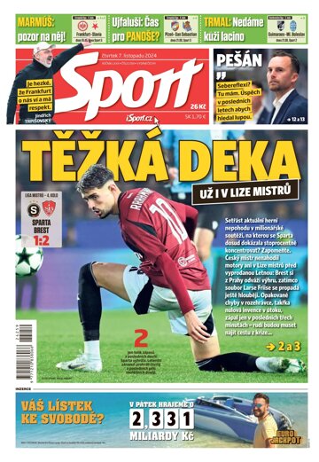 Obálka e-magazínu Sport 7.11.2024