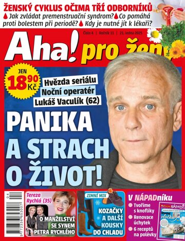 Obálka e-magazínu AHA! pro ženy 4/2025