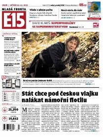 Obálka e-magazínu E15 12.12.2012