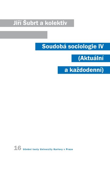 Obálka knihy Soudobá sociologie IV.