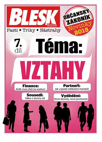 Obálka e-magazínu Blesk příloha VZTAHY - 16.3.2015