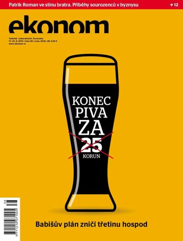 Obálka e-magazínu Ekonom 38 - 17.9.2015