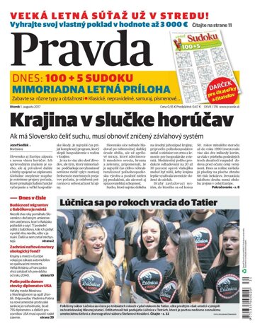 Obálka e-magazínu Pravda 1.8.2017