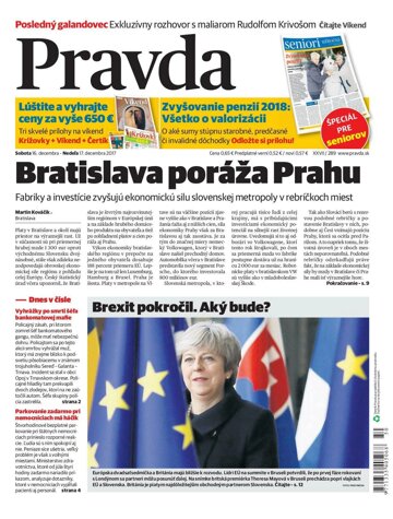 Obálka e-magazínu Pravda 16. 12. 2017