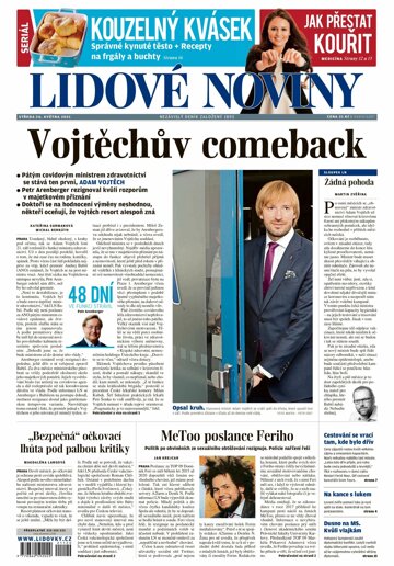 Obálka e-magazínu Lidové noviny 26.5.2021