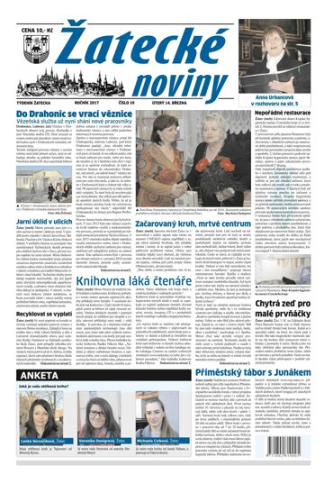 Obálka e-magazínu Žatecké noviny 10/2017